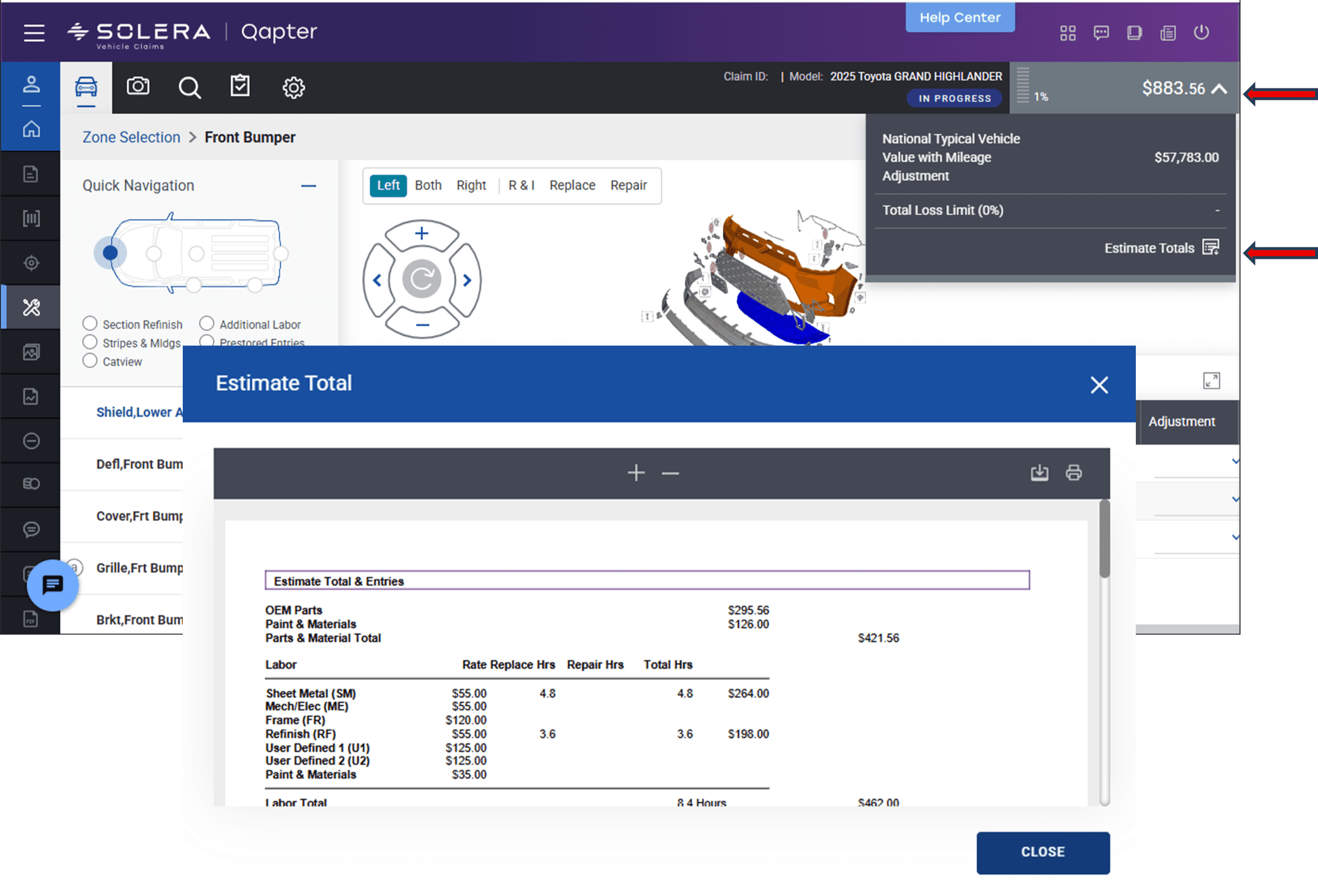 Qapter Compliance, view 1